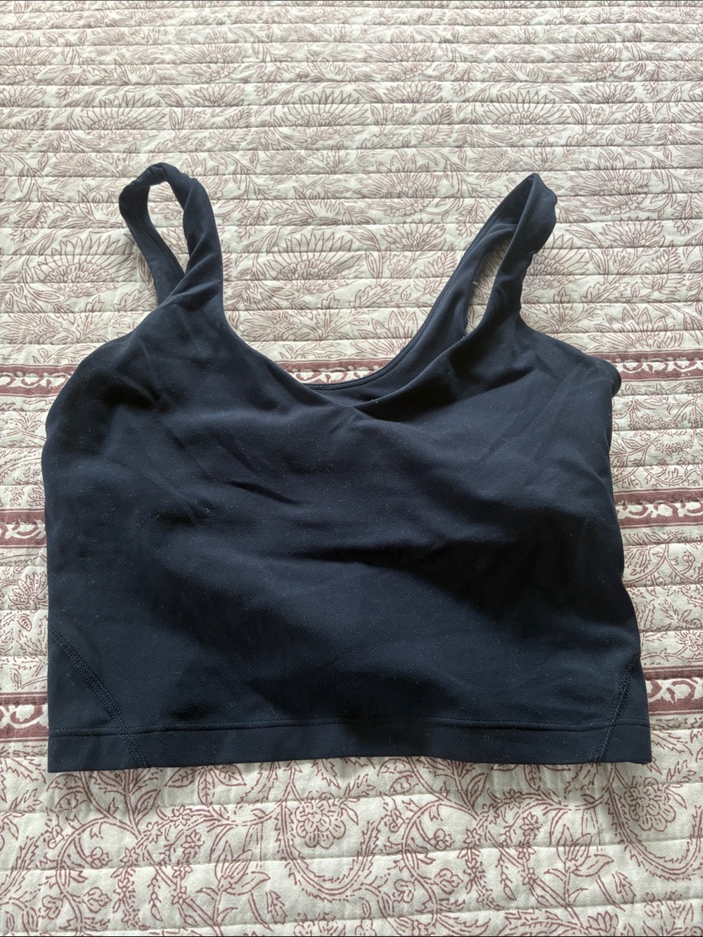 lululemon athletica Navy blue Seamless Scoop-Back Tank
